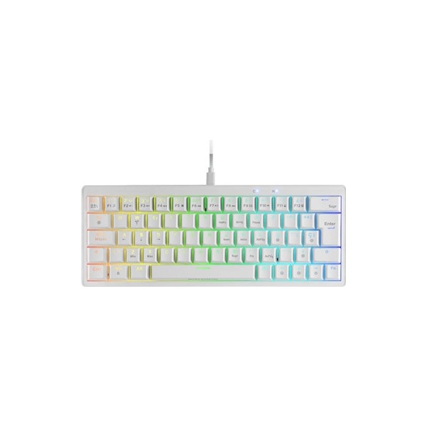 Mars gaming teclado mkminipro mecánico rgb blanco