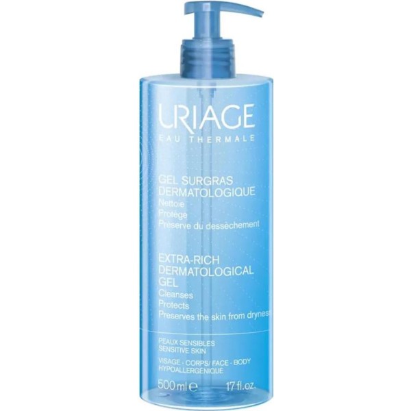 Uriage eau thermale extra-rich gel pieles sensibles 500ml